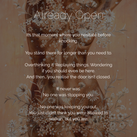 Already Open
