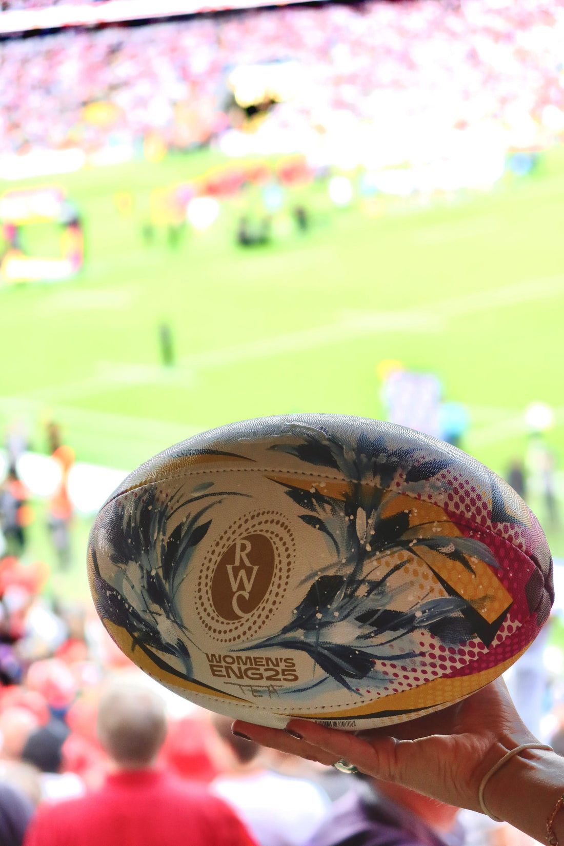 Sophie Tea X Ilona Maher hand painted WRWC shirt